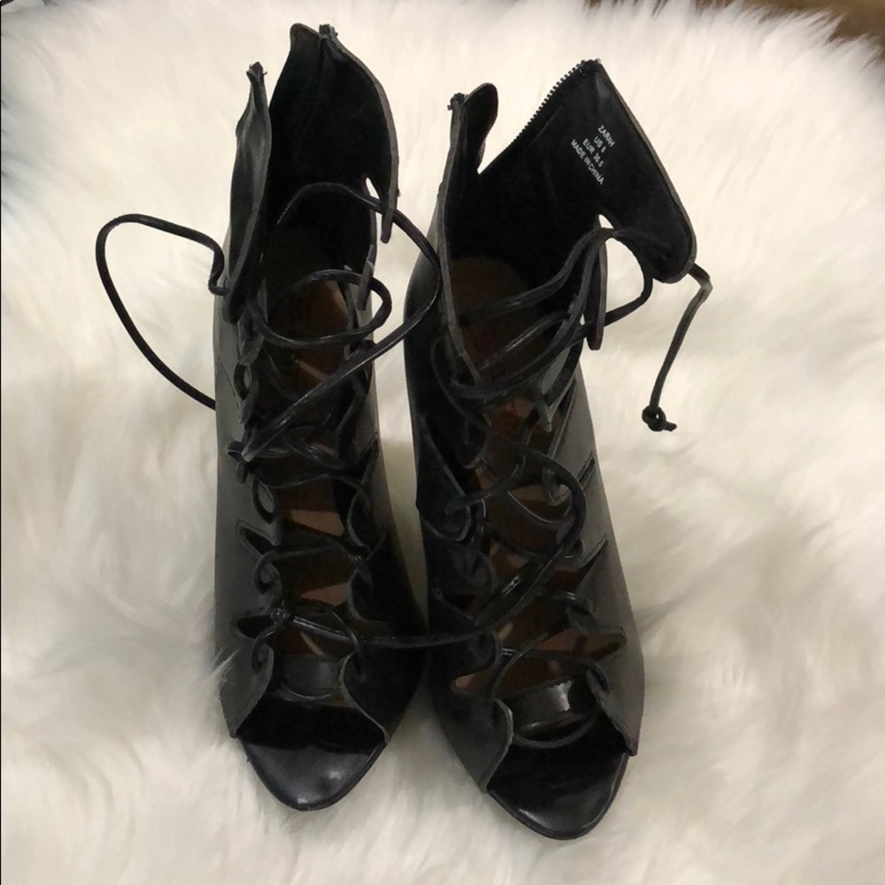 Just Fab Lace Up Heels